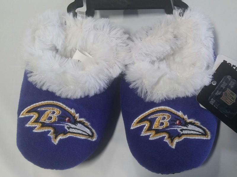 Football Infant Newborn Baby Booties Slippers NFL Shower Gift - Pick Team & Size