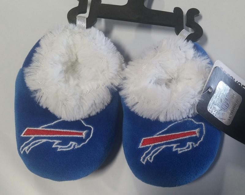 Football Infant Newborn Baby Booties Slippers NFL Shower Gift - Pick Team & Size