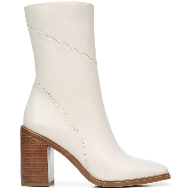 Franco Sarto Womens Stevie Ivory Mid-Calf Boots Shoes 5.5 Medium (B M) BHFO 6512