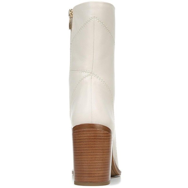 Franco Sarto Womens Stevie Ivory Mid-Calf Boots Shoes 5.5 Medium (B M) BHFO 6512