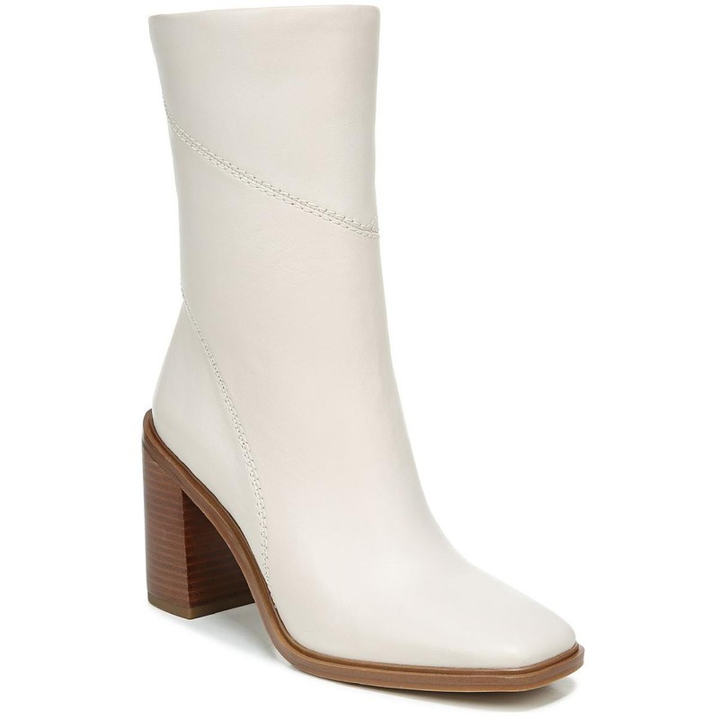 Franco Sarto Womens Stevie Ivory Mid-Calf Boots Shoes 5.5 Medium (B M) BHFO 6512