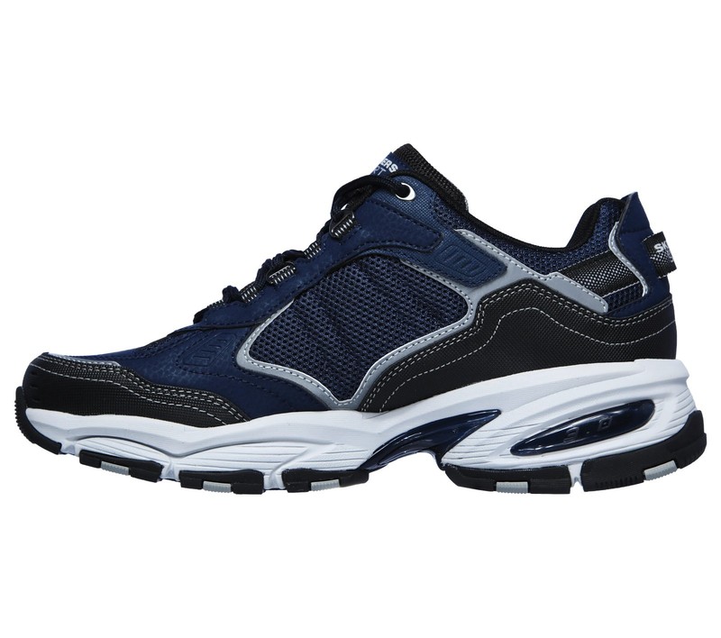 FREESHIP Skechers Men's Navy/Black Vigor 3.0 Sneaker Shoes MEDIUM/WIDE WIDTH