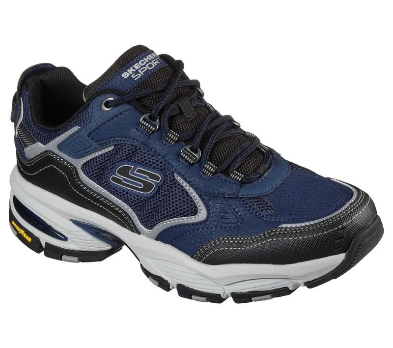 FREESHIP Skechers Men's Navy/Black Vigor 3.0 Sneaker Shoes MEDIUM/WIDE WIDTH