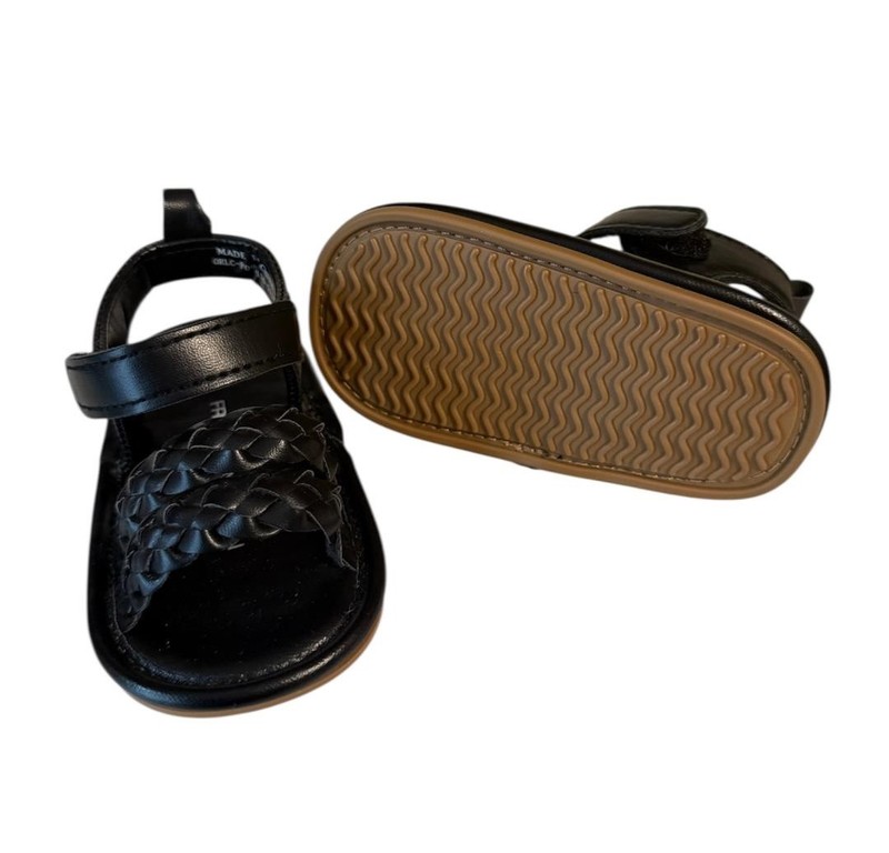 French Connection Baby Boys Sandals Size 3-6 Months Black