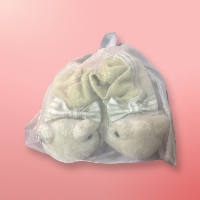 Froggy Booties ~ Bearington Baby Collection ~ NWT