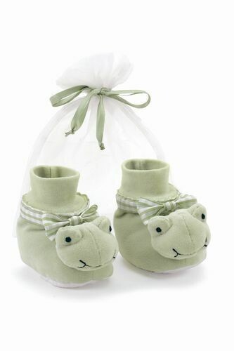 Froggy Booties ~ Bearington Baby Collection ~ NWT