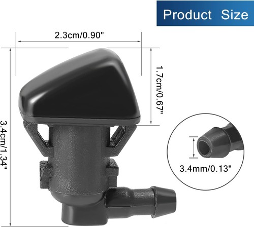 Front Windshield Washer Nozzle Sprayer Set Super Duty Replaces For Ford F250