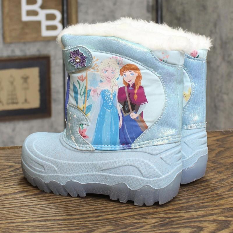 Frozen Toddler Girls Faux Fur Winter Boots 88236653 6T 7T