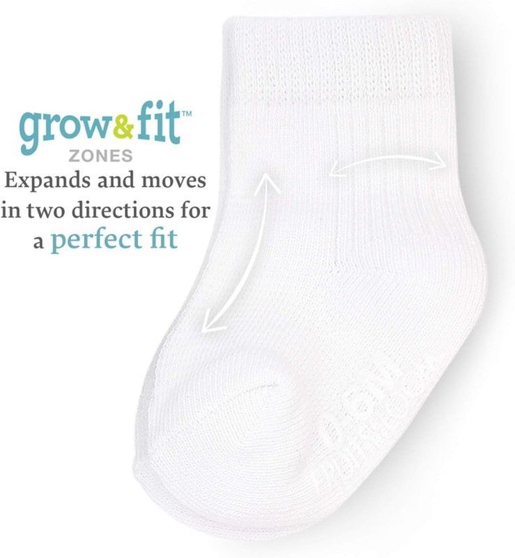 Fruit Of The Loom Baby 14-Pack Grow & Fit Flex Zones 12-24 Months Grey