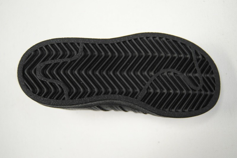 [FU7716] NEW TODDLER ADIDAS ORIGINALS SUPERSTAR EL I TRIPLE BLACK BLACK AB30