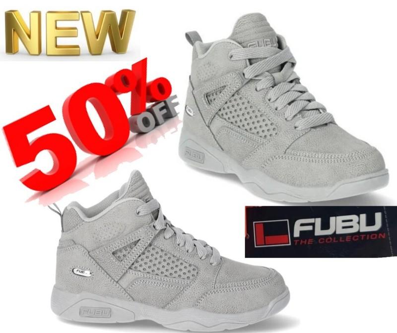 FUBU Little & Big Boys size 5 Knight Basketball Sneakers color GRAY NEW