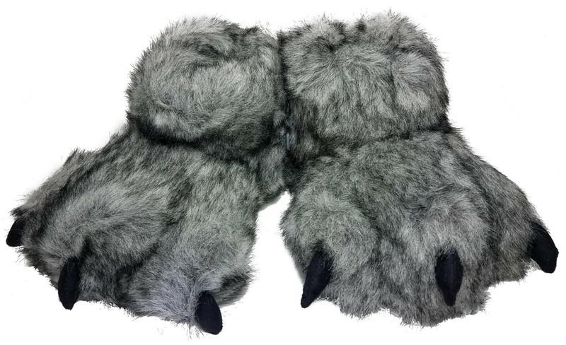 Furry Monster Soft Plush Claw Sleepers Toddler Kids Boys By Cat & Jack M/l 3-10