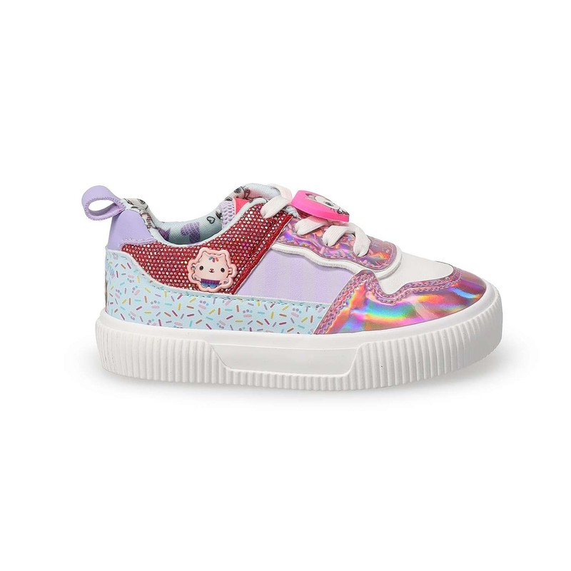 Gabby's Dollhouse Shoes Toddler Girls 5 6 7 8 Sneakers Pink NWT NEW Slip On Tie