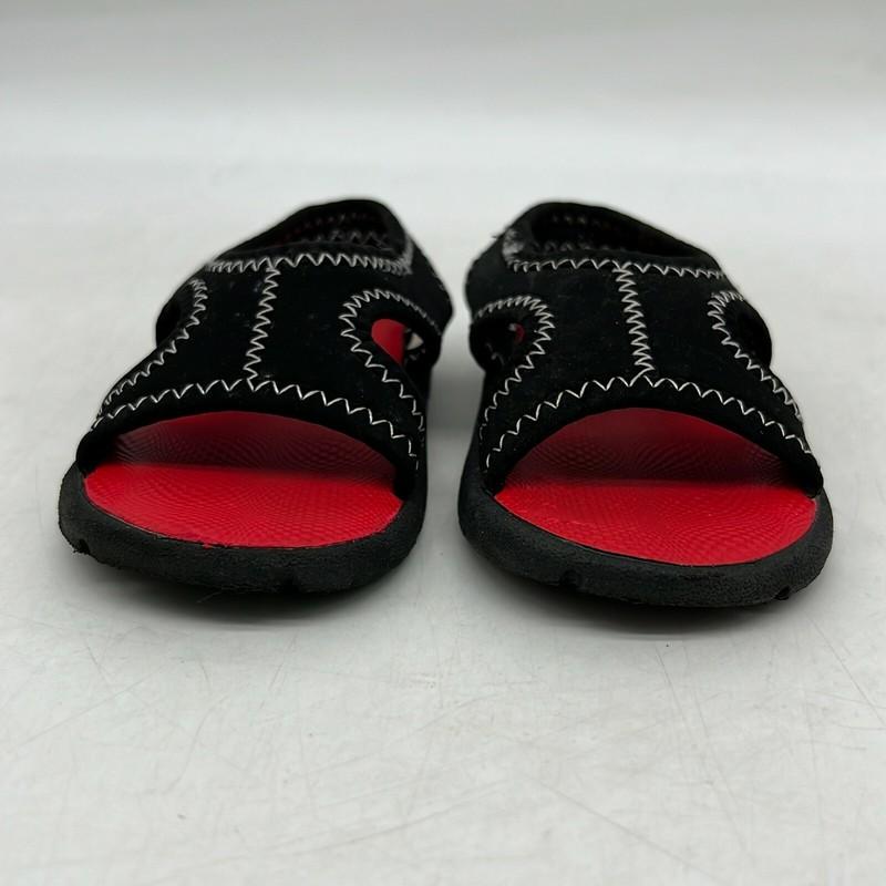 Garanimals Toddler Boys Open Toe Slip On Casual Red Sling Back Sandals Size 5