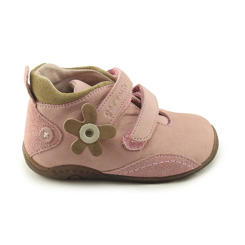Garvalin Girls Leather Sandals With Orthopedic Support