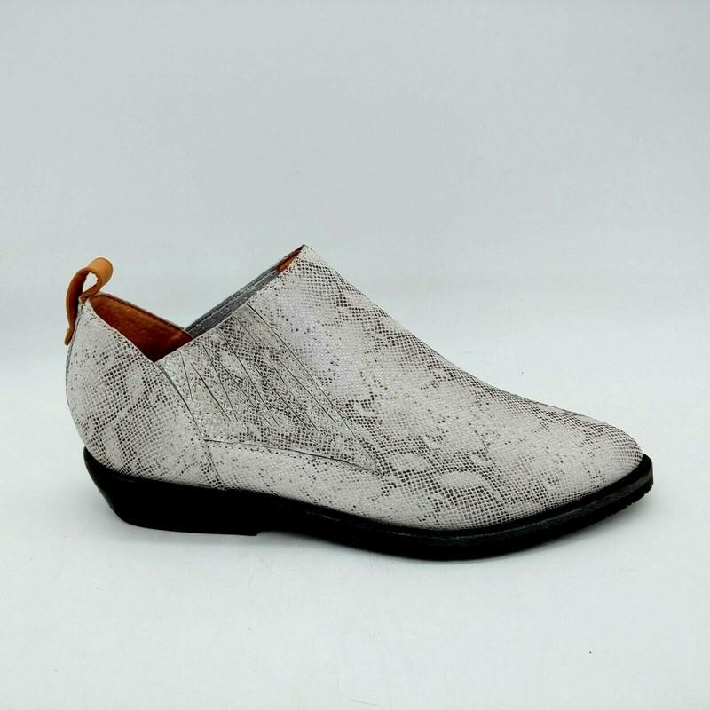 Gentle Souls Womens Neptune Western Leather Ankle Booties Boots White Multi 6M