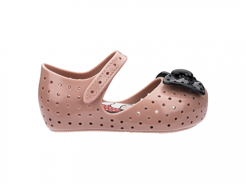 Genuine NEW Mini Melissa FURADINHA + MINNIE In Pink/Black - Toddler Size 5-12