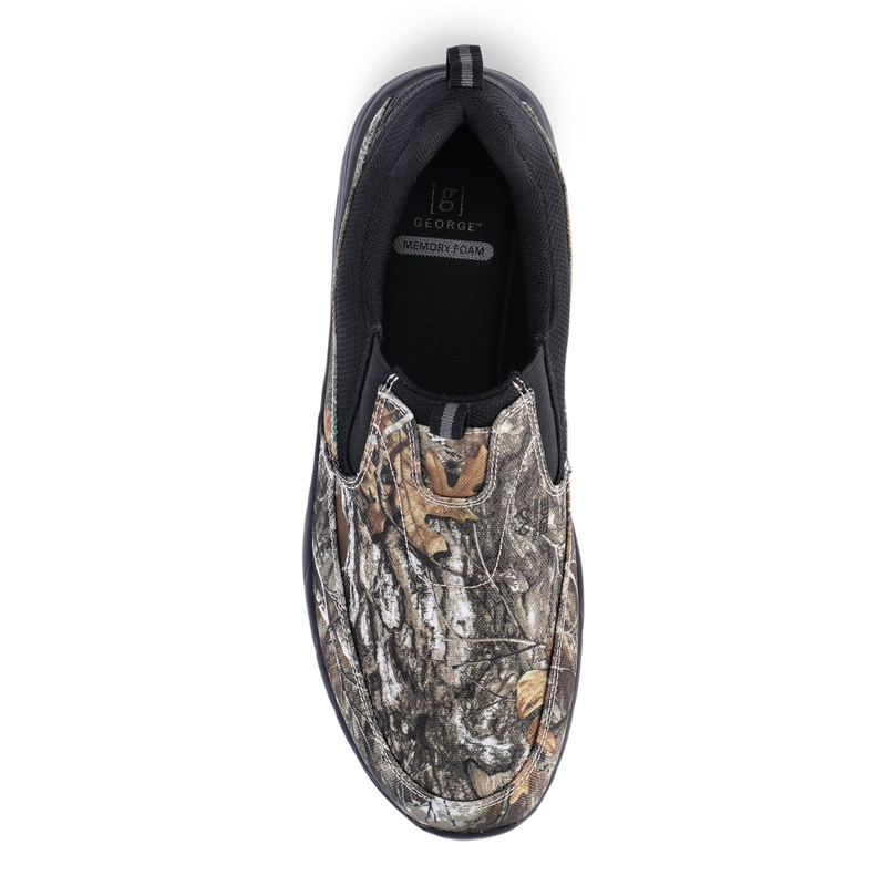 George Men's Realtree Edge Camo Casual Slip-on Goring Rugged Moc Shoes: 7-13