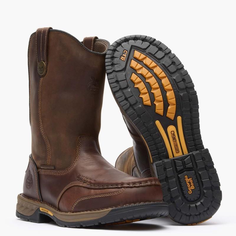 Georgia Boot Athens 360 Waterproof Pull-On Work Boot GB00441 For Men