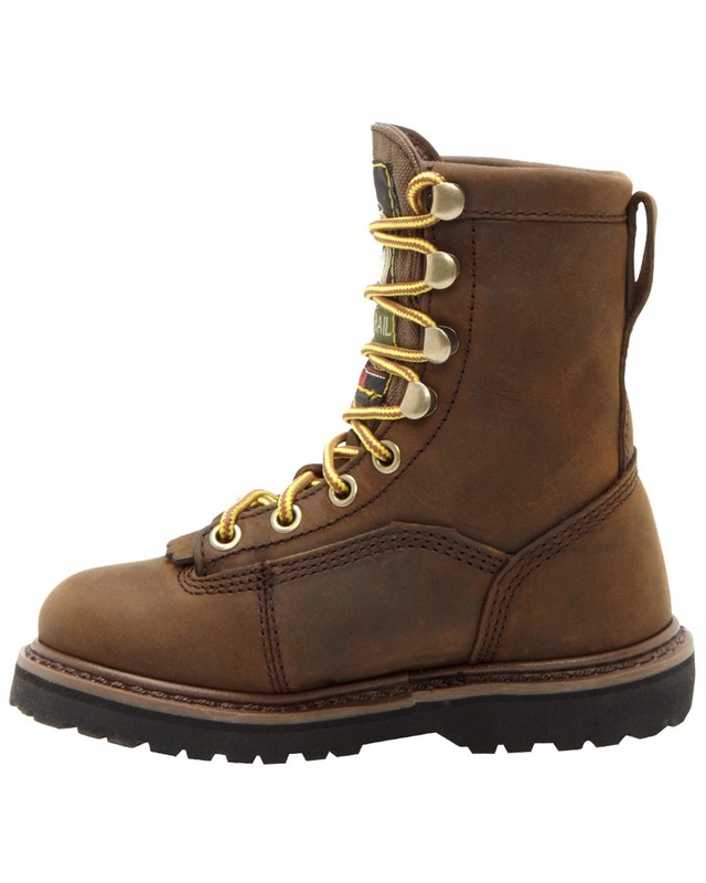 Georgia Boys' Insulated Outdoor Waterproof Lace-Up Boot - G2048_Y