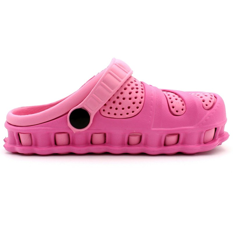 Girl Kids Toddler Garden Clogs Shoes Slip-On Casual Two-tone Slipper Sandals