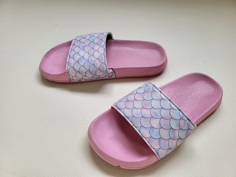 Girl's Little Kid Shoes Size 12.5 Sandals Clippers Flip-Flops Mermaid