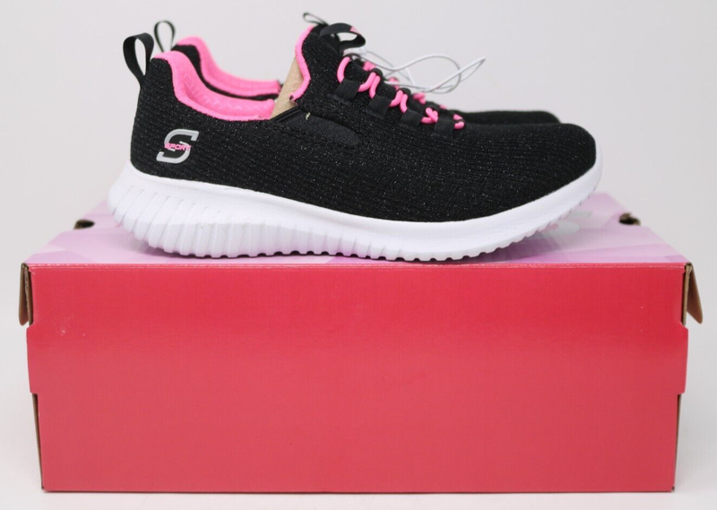 Girl Shoes Size 13 S Sport By Skechers Ada Sneaker Slip-on Youth Black Pink