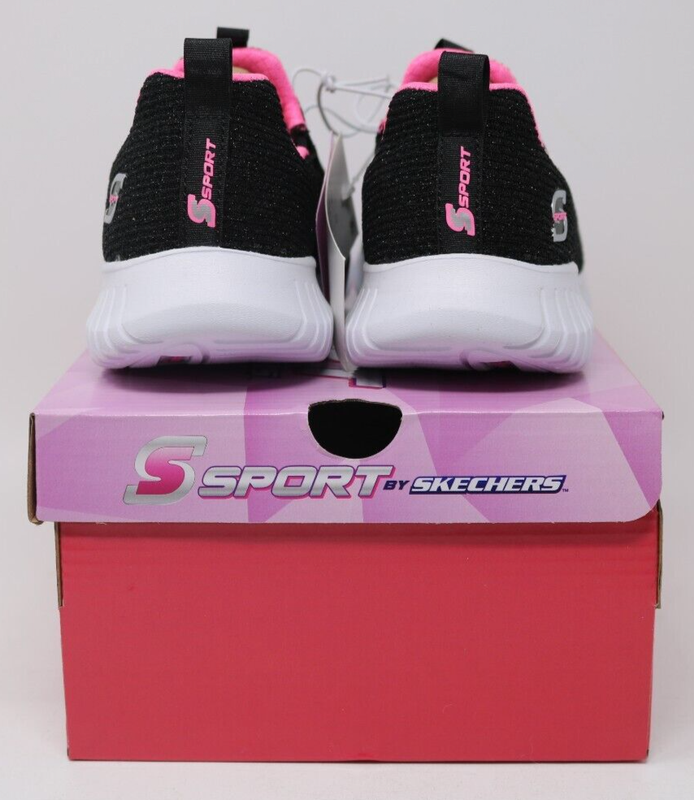 Girl Shoes Size 13 S Sport By Skechers Ada Sneaker Slip-on Youth Black Pink