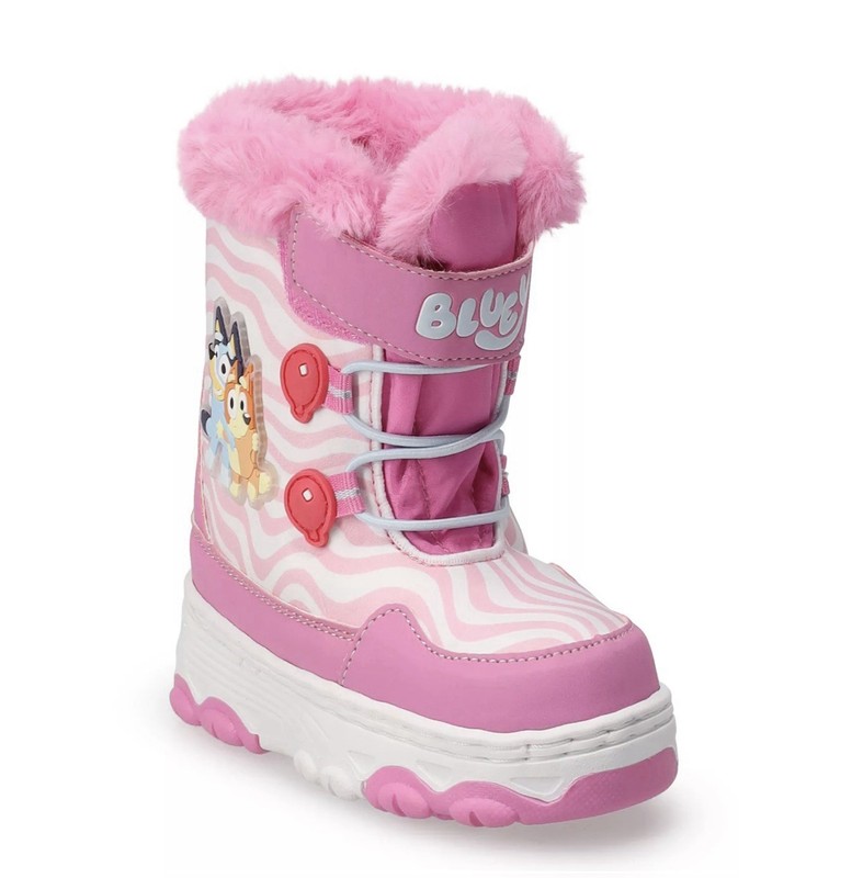 Girls Bluey Snow Boots Kids Size 9