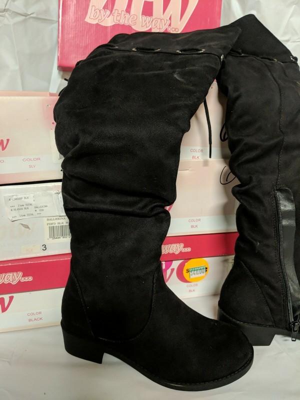 Girls BTW Skakira Black Shoes Boot Size 1 ~ #62