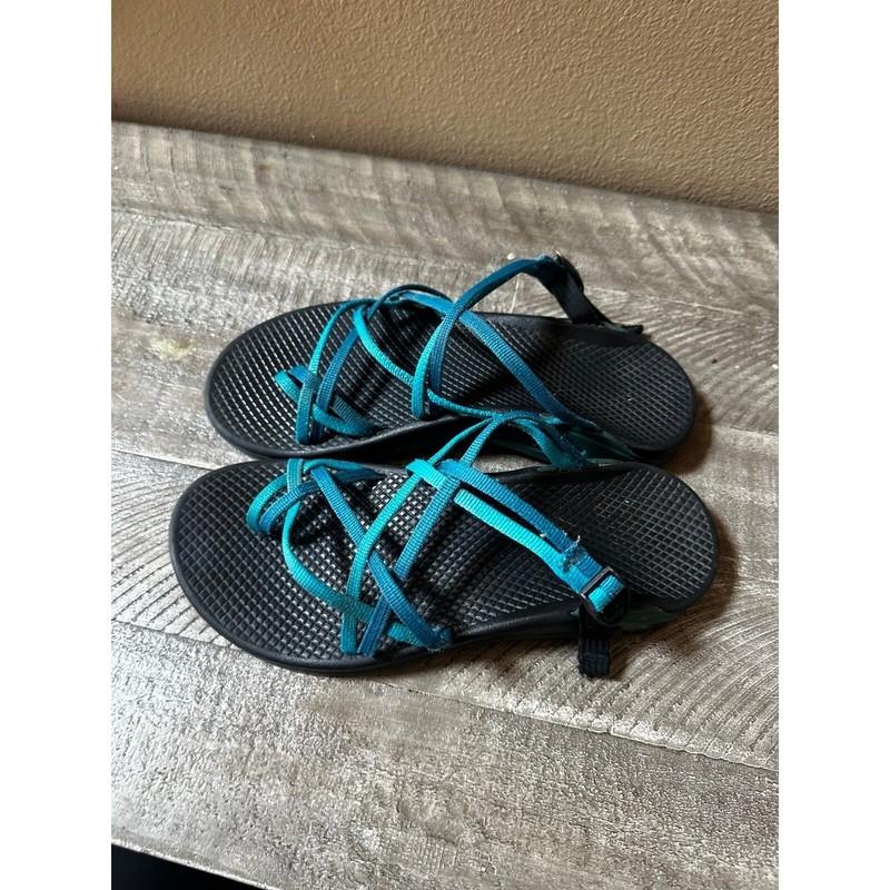 Girls Chaco Sandals Size 8 Blue