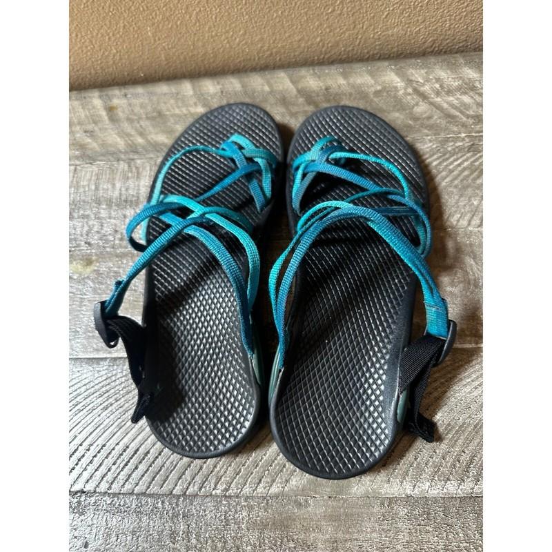 Girls Chaco Sandals Size 8 Blue