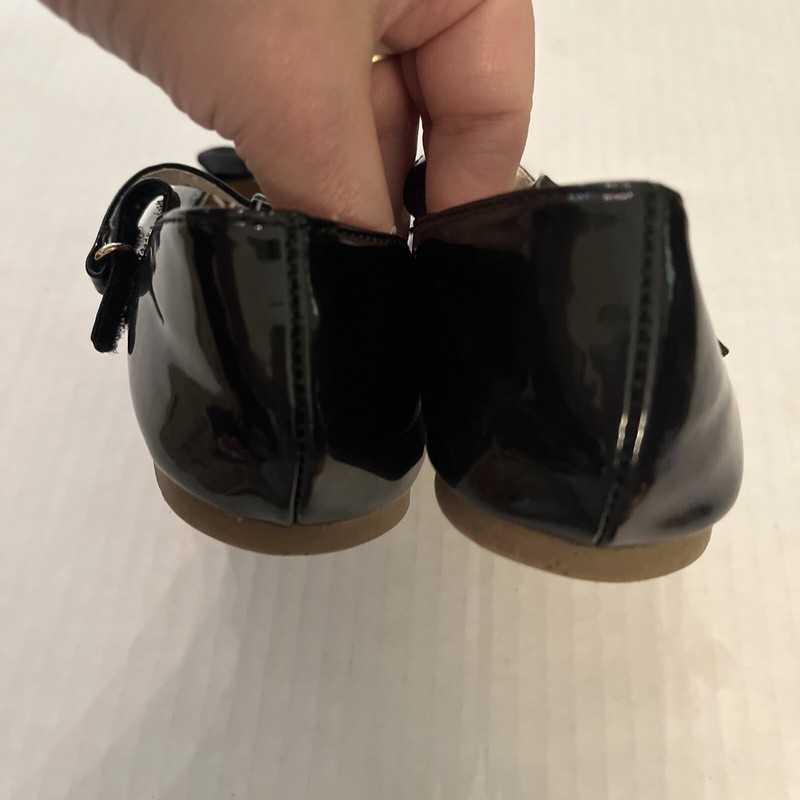 Girls Cherokee Black Patent Dress TStraps Size 2