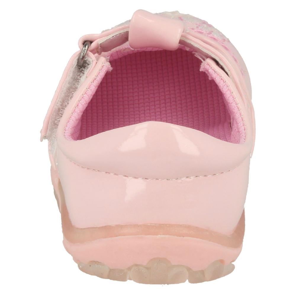 Girls Cutie T-Bar Flats With Floral Embroidery Detail