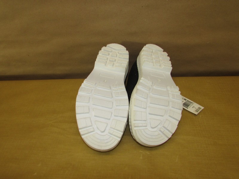 Girls Falls Creek Alice Black And White Buckle Shoes