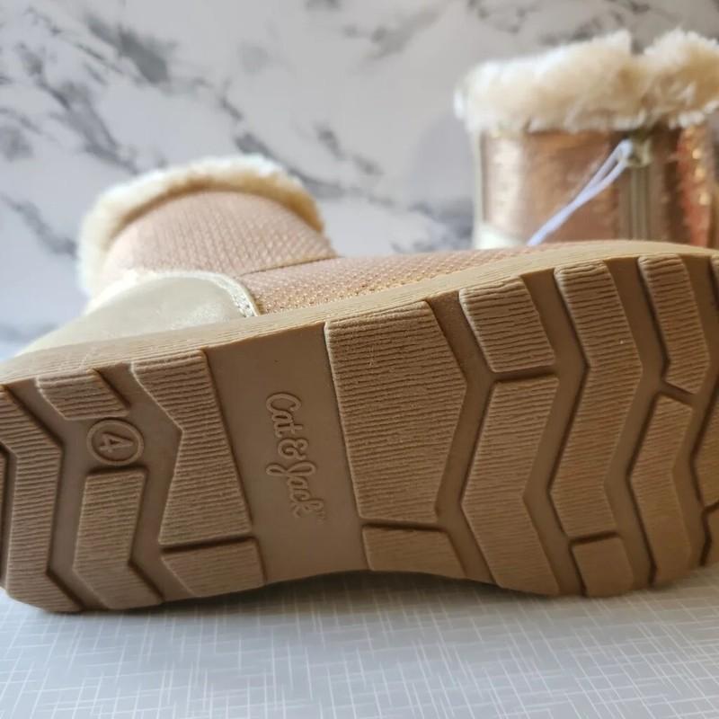 Girls' Georgeina Flip Sequin Shearling Style Boots - Cat & Jack™ 4