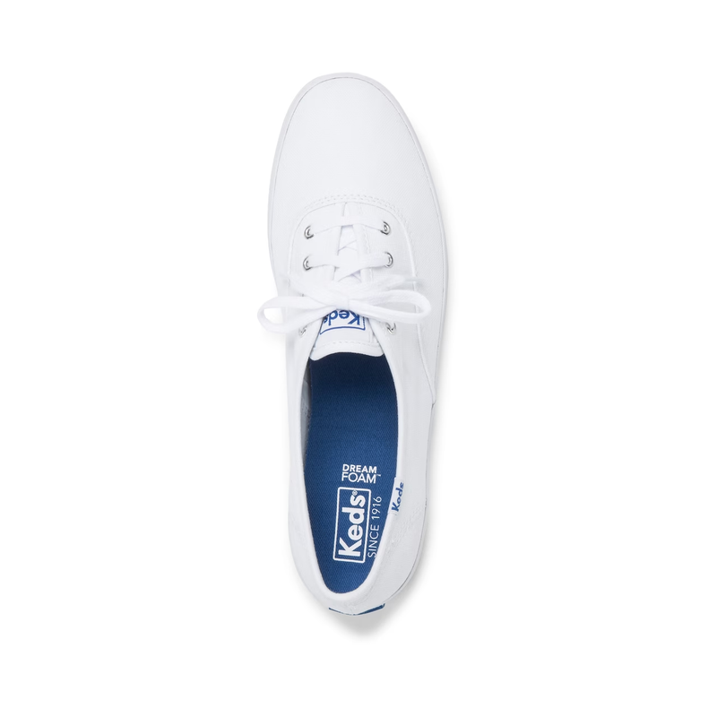 Girls' Keds Original Champion CVO Stye$ KY31577F Size 13.5 Color White
