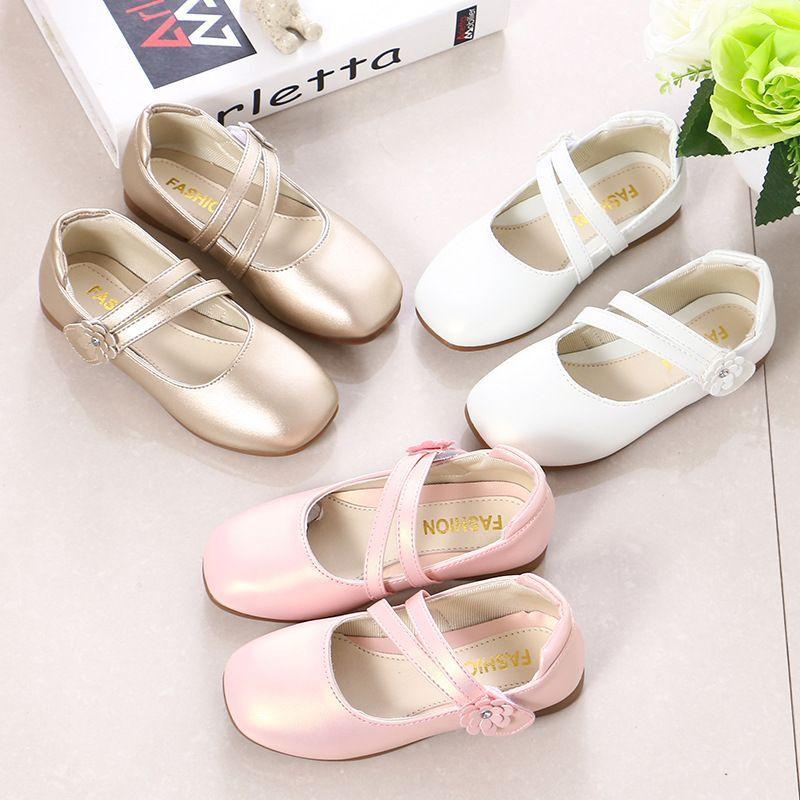 Girls Kids Casual Patent Leather Mary Jane Wedding Party School Shoes Pumps US