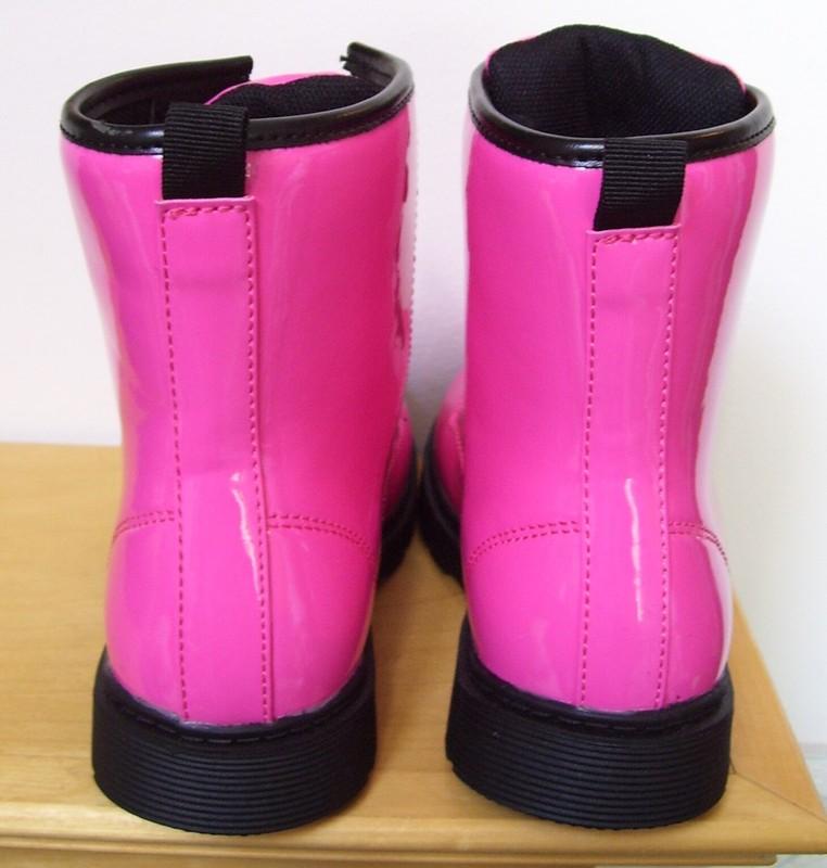 Girls Laundry Girl Welma 61T Pink Black Boots Sz 10 11 Or 12