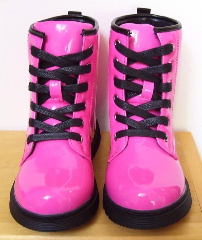 Girls Laundry Girl Welma 61T Pink Black Boots Sz 10 11 or 12