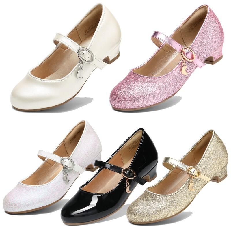 Girls Low Heel Sandals Party Shoes Wedding Shoes Mary Jane Shoes
