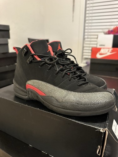 Girls Nike Air Jordan Retro Black X Siren Red Youth 5.5Y 510815-008 2012