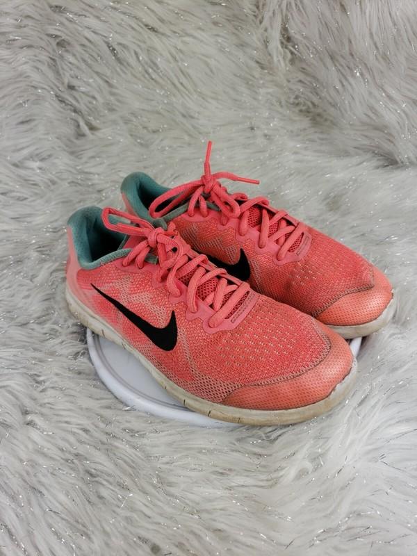 Girls Nike Free RN 2017 904258-600 Racer Pink Size 5.5Y Sneakers Athletic Shoes