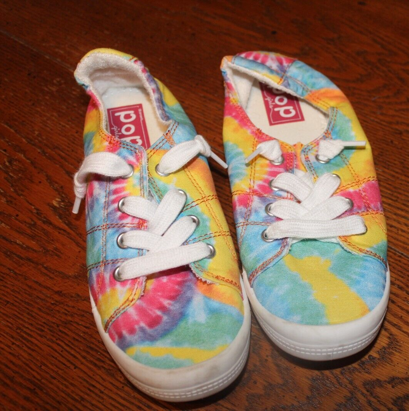 GIRLS POP HIGHBAR CANVASHOES-SIZE 4M