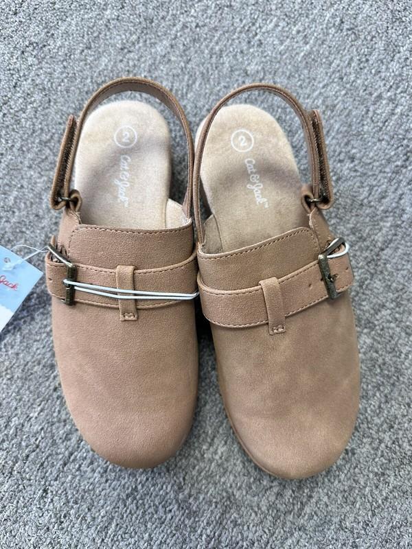 Girls' Rainey Clogs - Cat & Jack Cognac 2