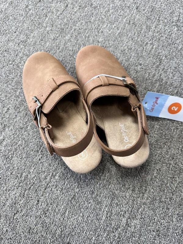 Girls' Rainey Clogs - Cat & Jack Cognac 2