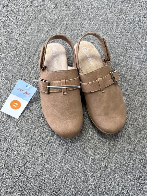 Girls' Rainey Clogs - Cat & Jack Cognac 2