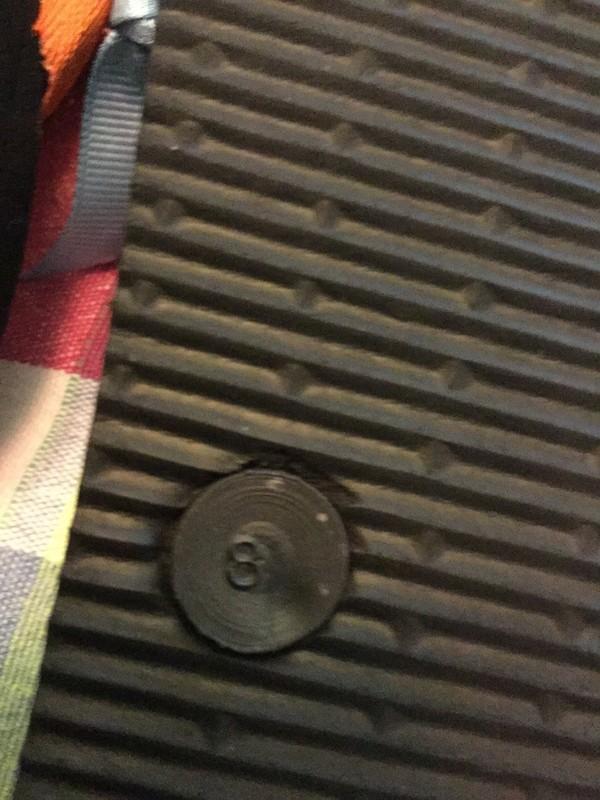 Girls's Colorful Ribbon & Black Flip Flops NWOT Size 8