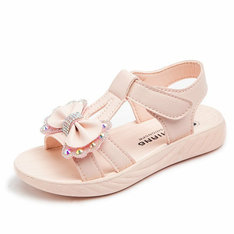 Girls Sandals Party Wedding Dance Slippers Dress Holiday Beath Clogs Flats Shoes