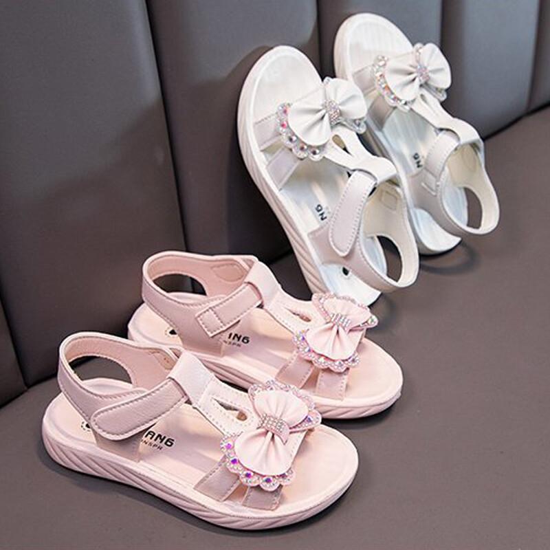 Girls Sandals Party Wedding Dance Slippers Dress Holiday Beath Clogs Flats Shoes